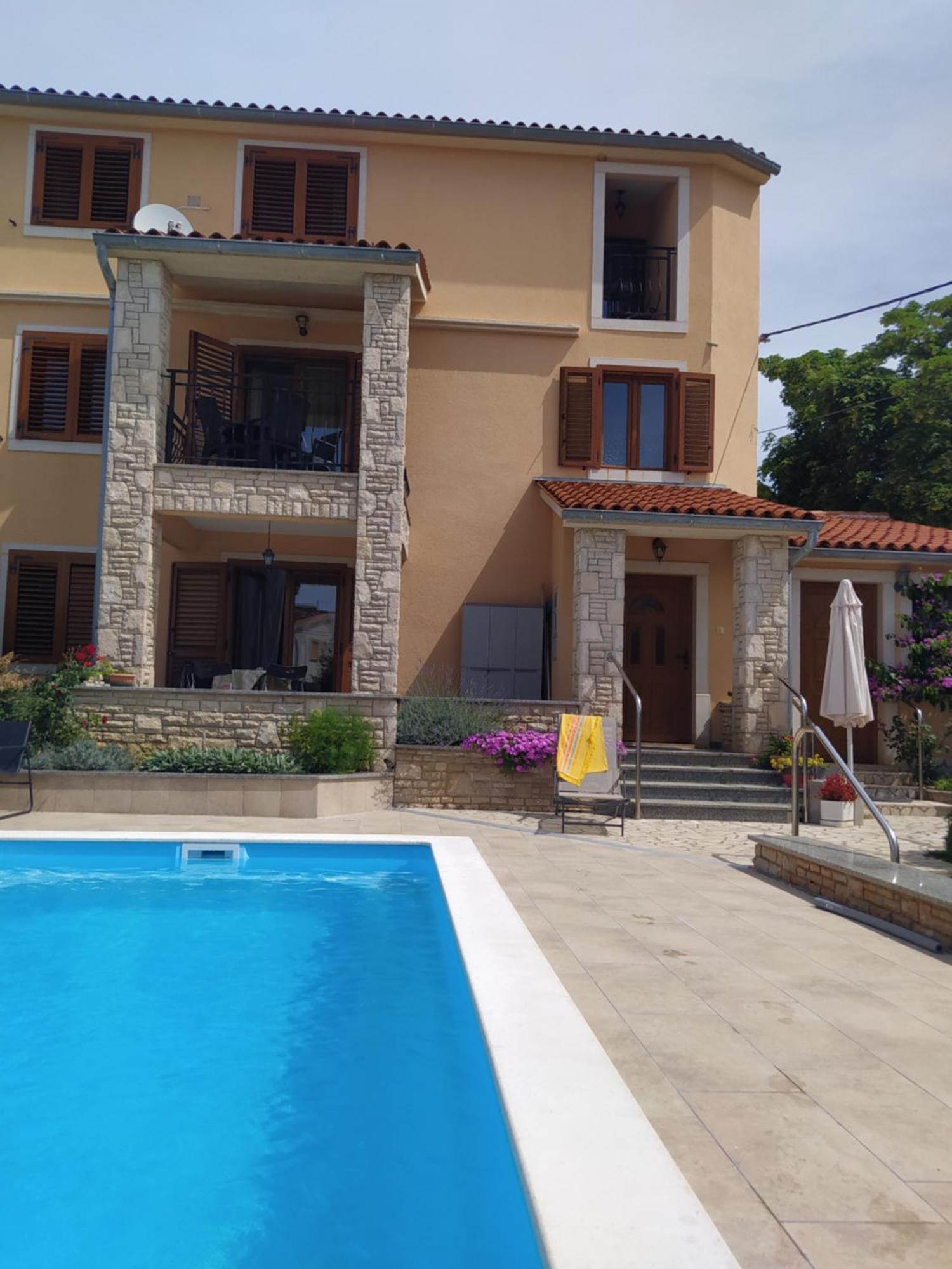 Villa Krasa Sea View Apartmants With Pool Ližnjan Zewnętrze zdjęcie